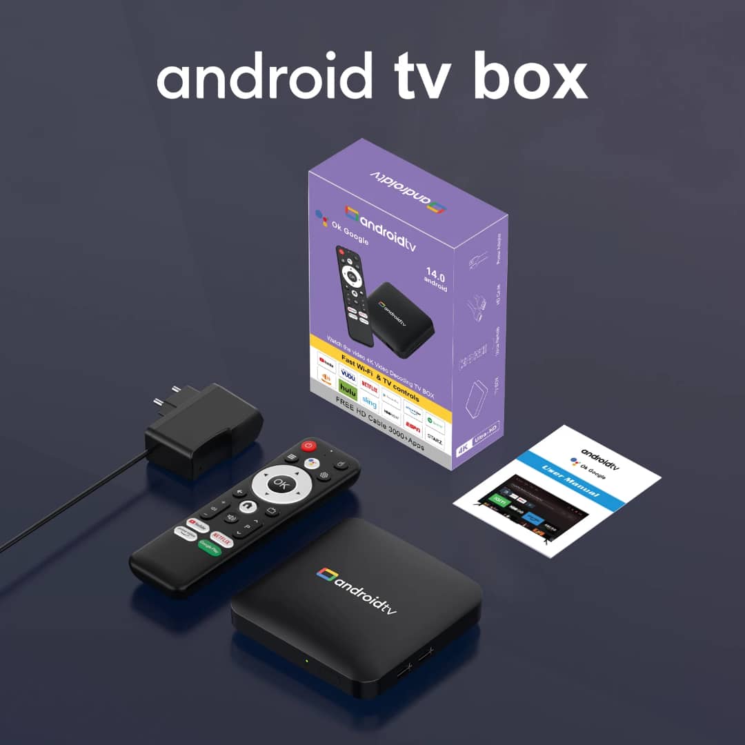 Box Android TV 4K – Transformez votre télé en Smart TV illimitée (YouTube, Netflix, IPTV)