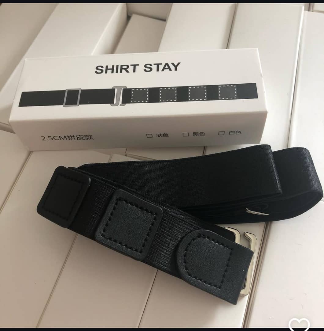 SHIRT STAY CEINTURE DE MAINTIENT POUR CHEMISE ET POLO GARDE VOTRES HAUT  EN PLACE